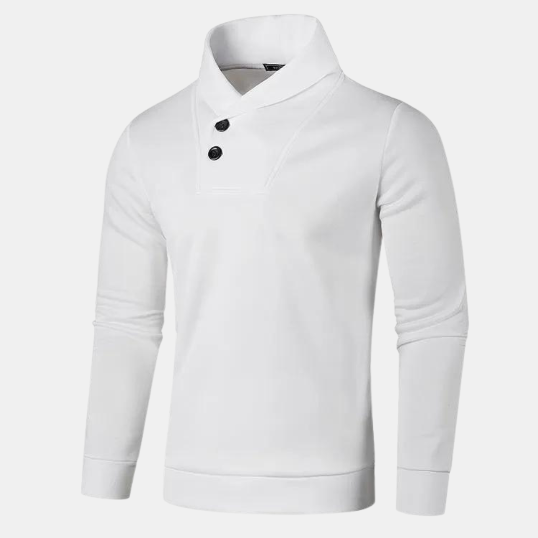 MORVIK™ | WARME CASUAL TRUI MET HALVE COL HEREN