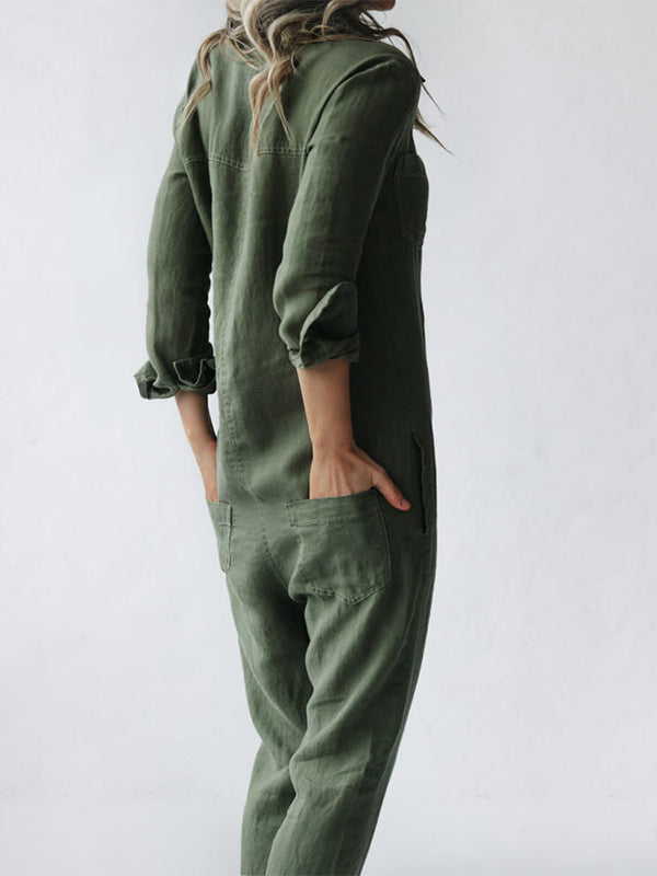 BRITT™ | JUMPSUITE MET KNOPEN DAMES