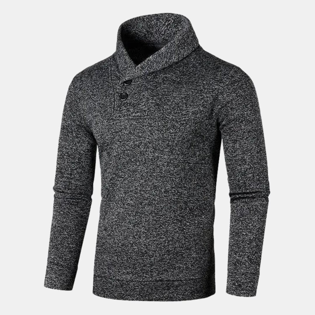 MORVIK™ | WARME CASUAL TRUI MET HALVE COL HEREN
