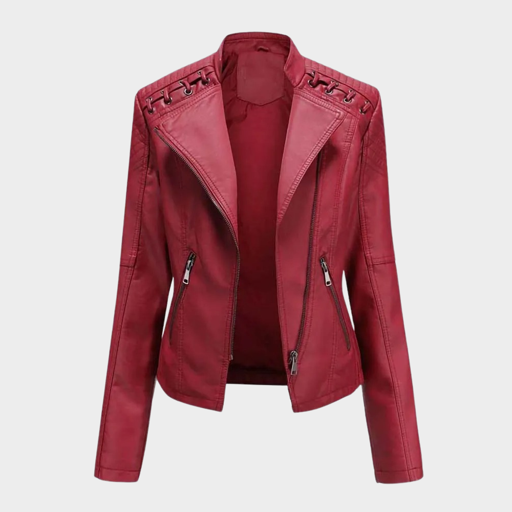 DUST™ | KORTE LEREN JAS DAMES