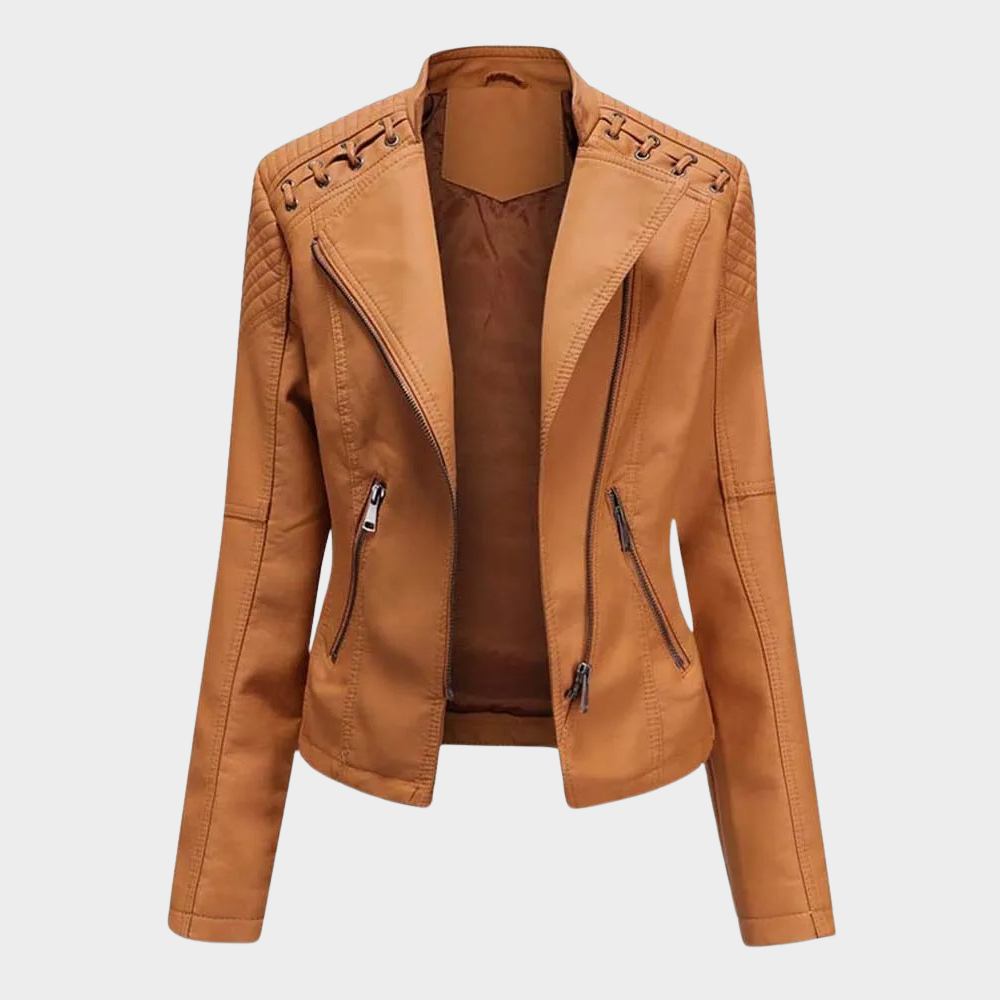 DUST™ | KORTE LEREN JAS DAMES