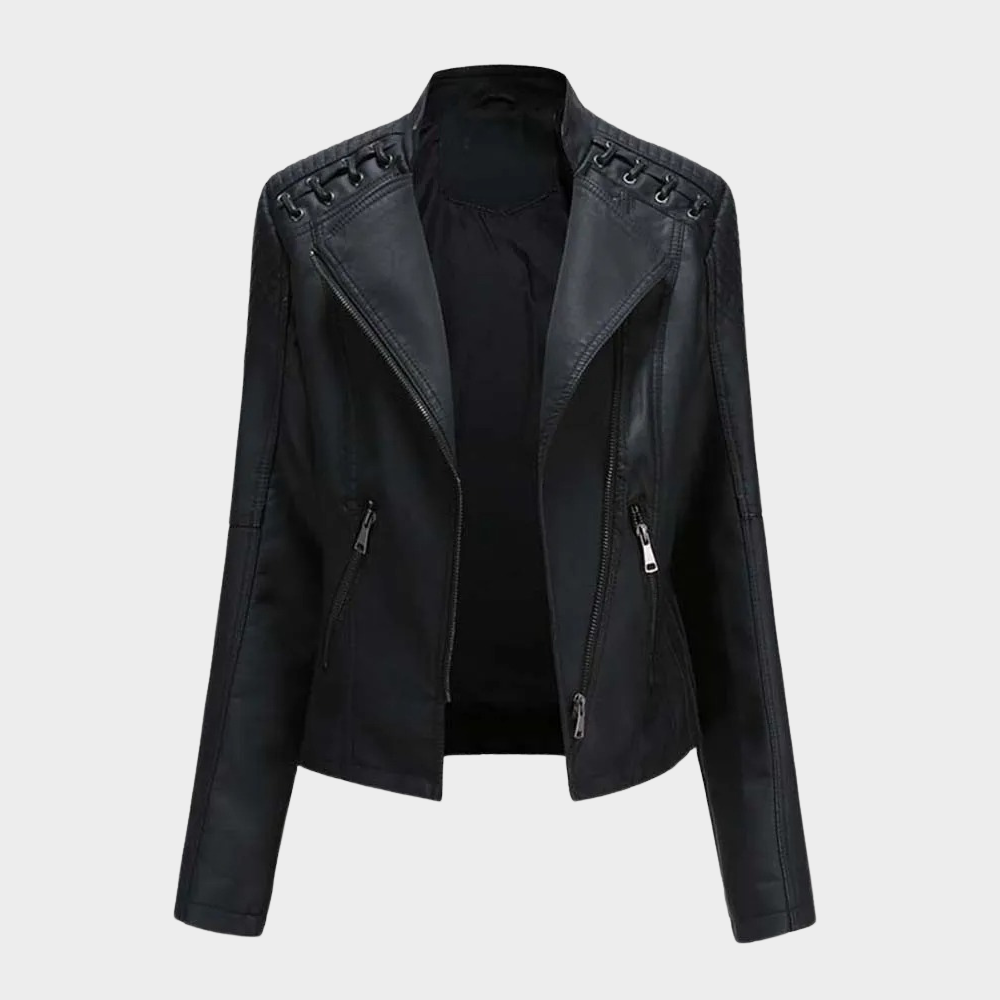 DUST™ | KORTE LEREN JAS DAMES