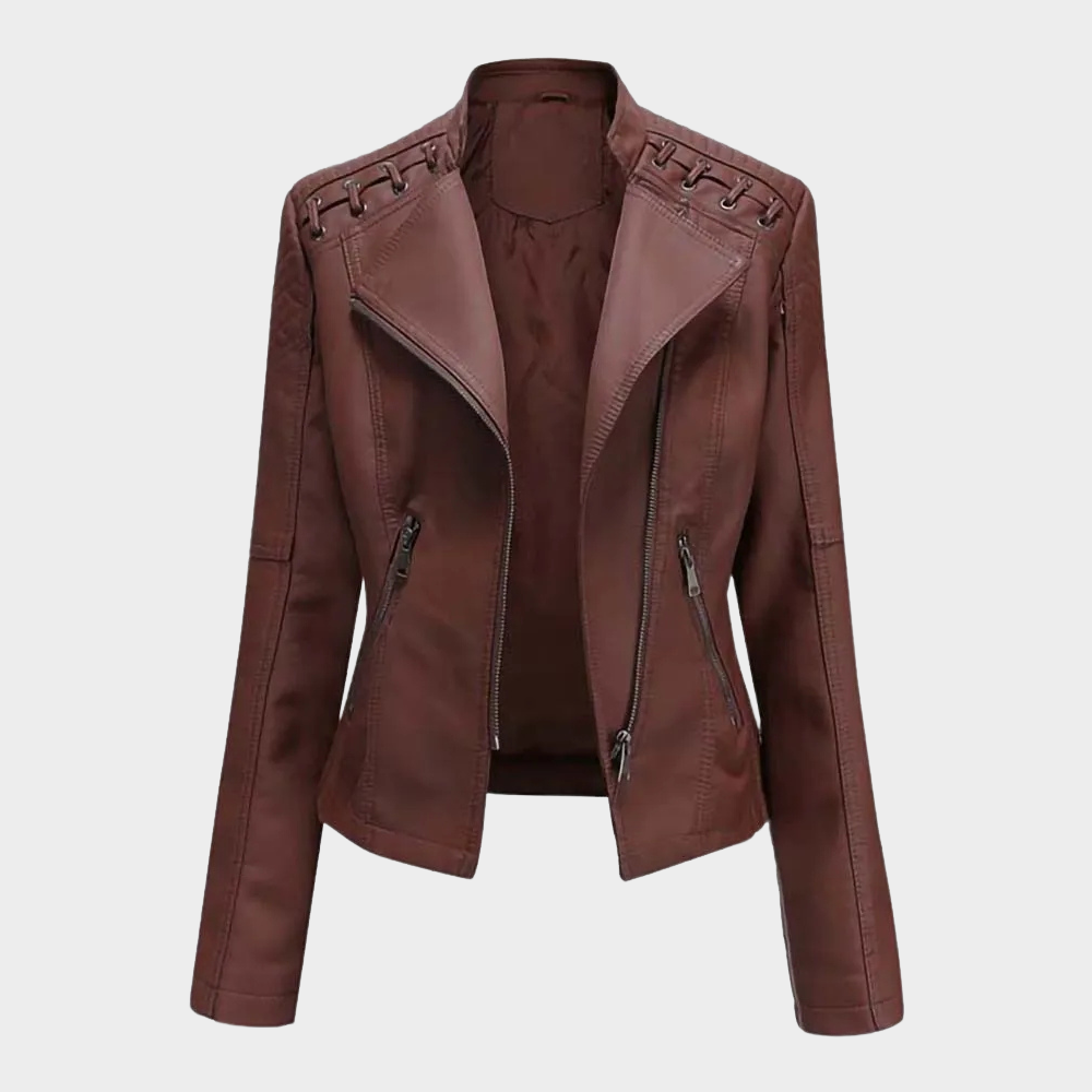 DUST™ | KORTE LEREN JAS DAMES