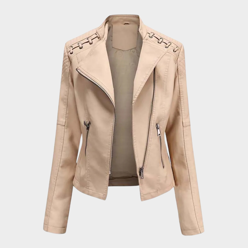 DUST™ | KORTE LEREN JAS DAMES