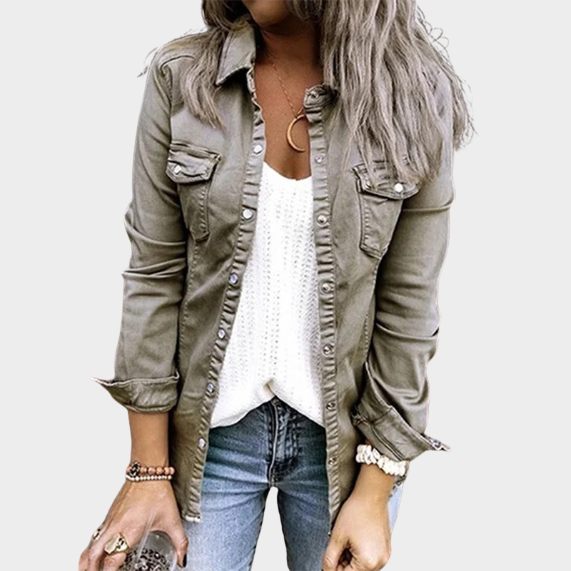 HANNAH™ | SPIJKERJAS KNOOPSLUTING DAMES