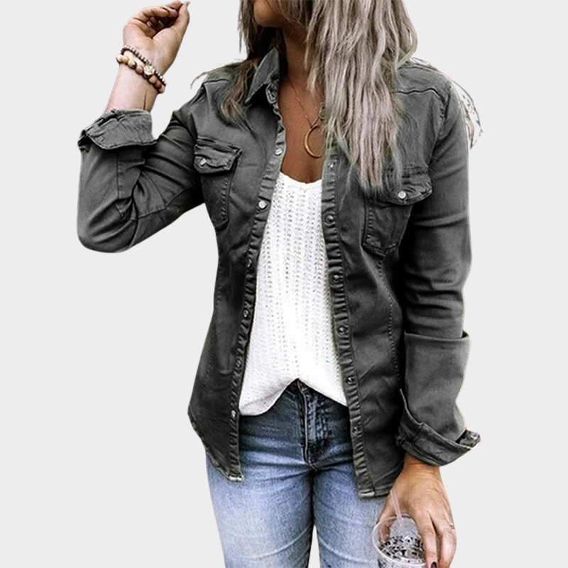 HANNAH™ | SPIJKERJAS KNOOPSLUTING DAMES