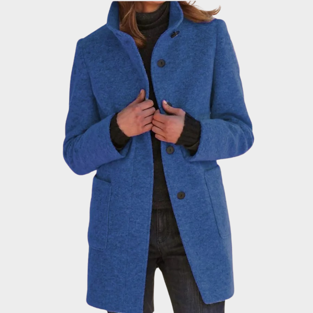 TOPAZ™ | HALFLANGE WOLLEN JAS DAMES