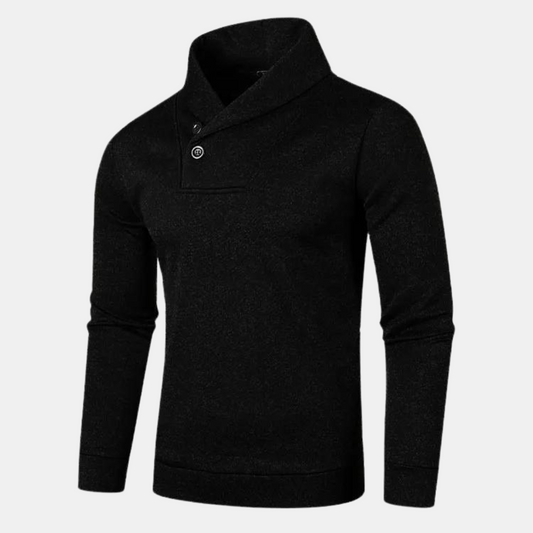 MORVIK™ | WARME CASUAL TRUI MET HALVE COL HEREN