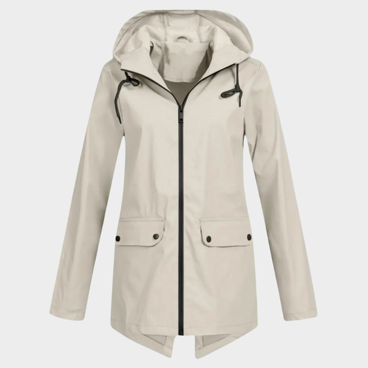 BENTE™ | REGENJAS MET CAPUCHON DAMES