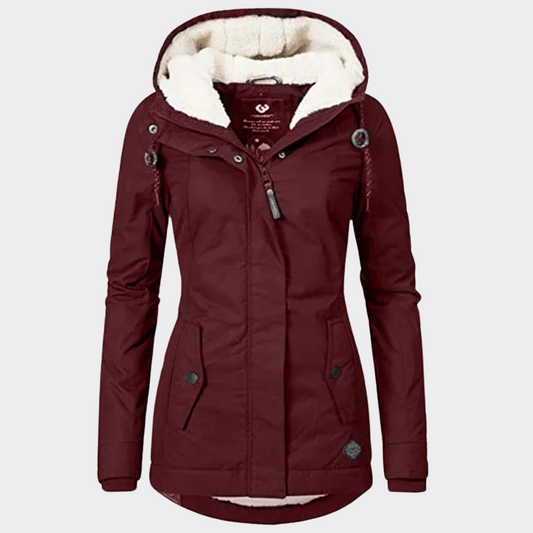 IRIS™ | GEVOERDE WINTERJAS MET CAPUCHON DAMES
