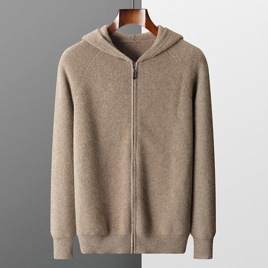 FRASER™ | WOLLEN VEST MET CAPUCHON HEREN
