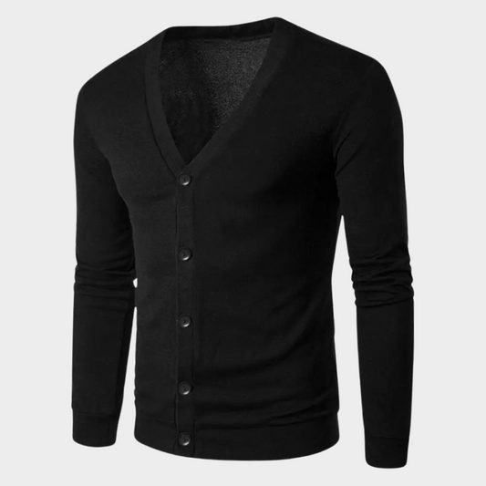 SIMON™ | GEBREIDE V-HALS VEST HEREN