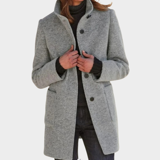 TOPAZ™ | HALFLANGE WOLLEN JAS DAMES