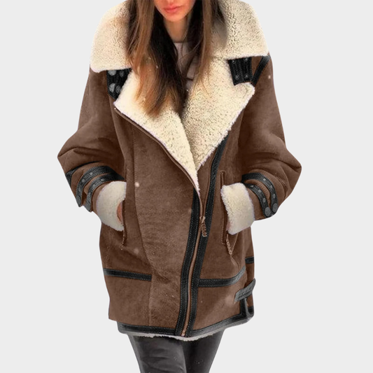 DANA™ | WINTERJAS LEER GEVROED DAMES
